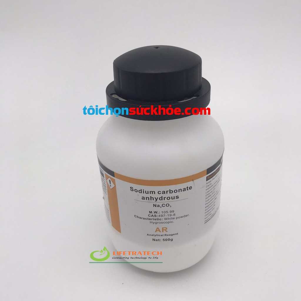 Hóa chất Na2CO3 Natri cacbonat Sodium carbonate Xilong lọ 500g thí nghiệm
