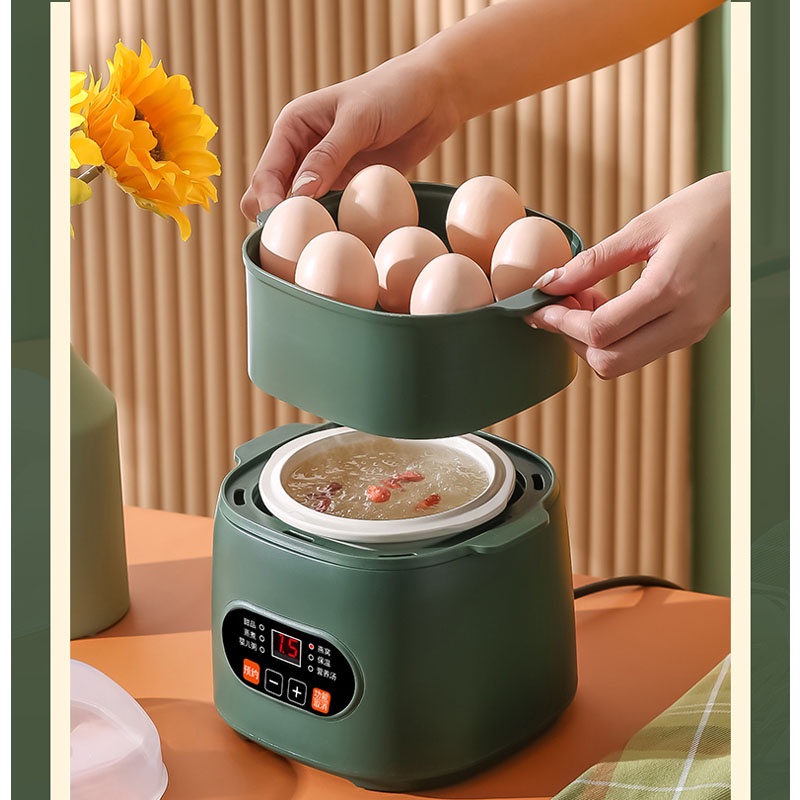 Nồi Nấu Cháo Chậm Changhong - Nồi Nấu Chậm - Nồi Hầm Cách Thủy - Nồi Ninh Cháo Cho Bé Đa Năng