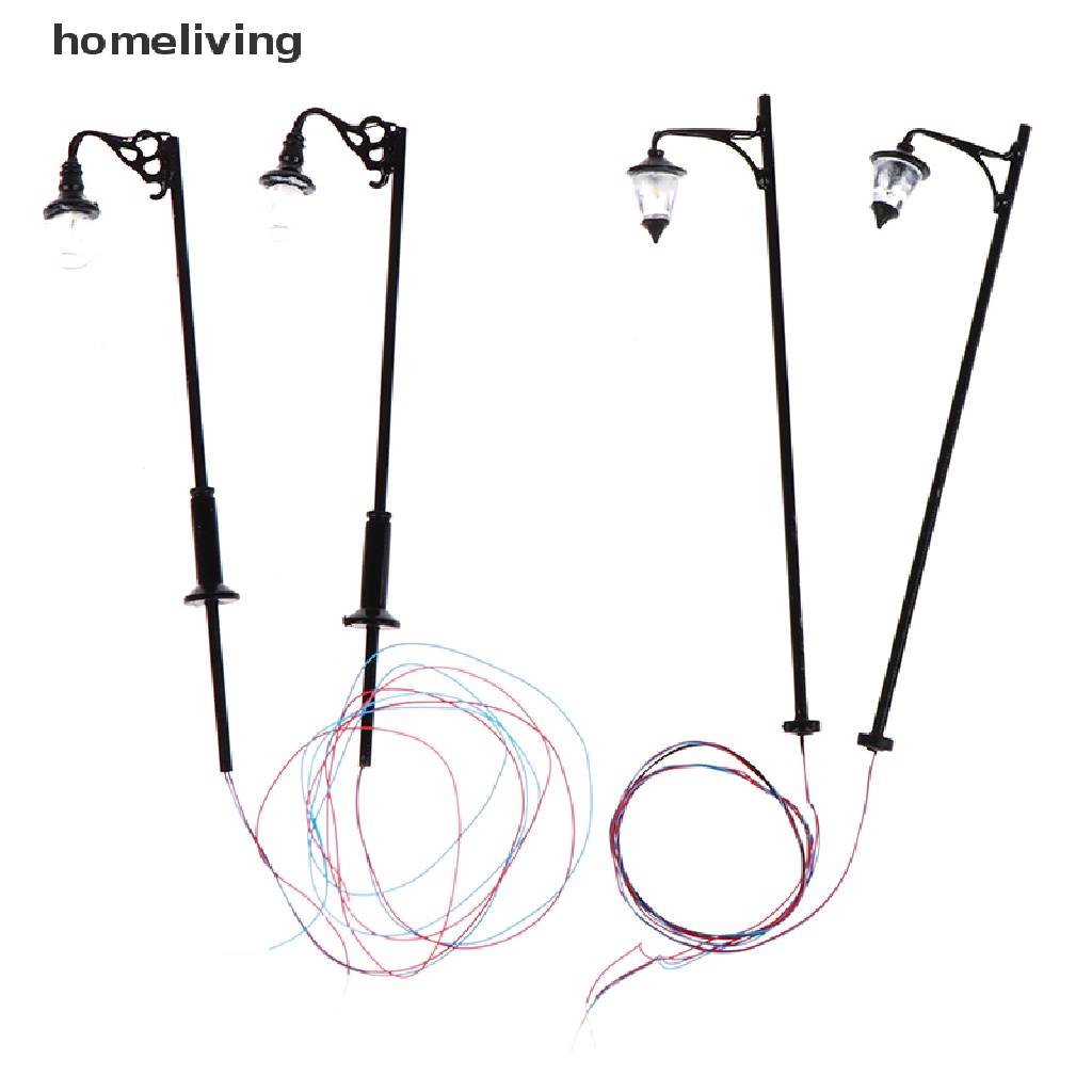 Bộ 2 Mô Hình Đèn Đường Phong Cách vintage Tỉ Lệ 1: 87