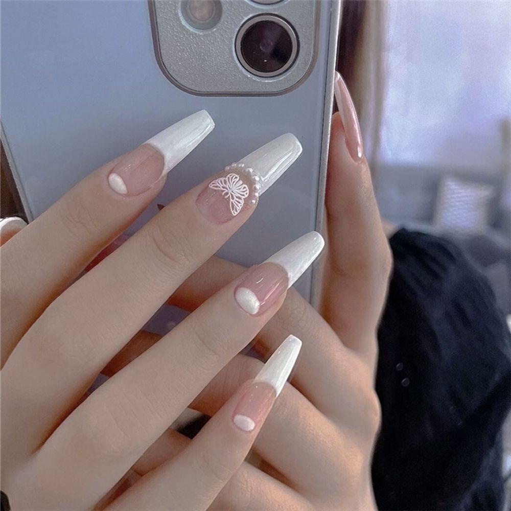 Hộp 24 Móng Tay Giả Múa Ba Lê Chất Lượng Cao