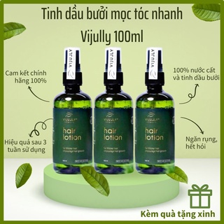 [COMBO 3 XỊT BƯỞI SALE 285k] TINH DẦU BƯỞI XỊT TÓC VIJULLY 100ml MỌC TÓC CON, NHANH DÀI, HẾT HÓI