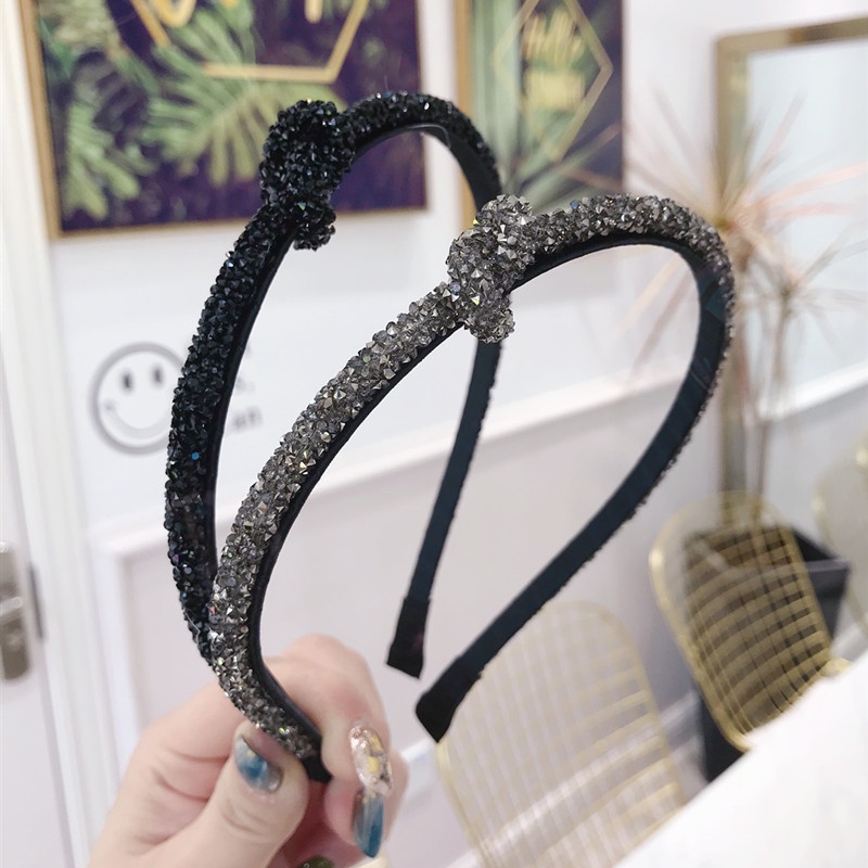 Băng Đô Cài Tóc Đính Đá Phong Cách Hàn Quốc Thời Trang Cho Nữ