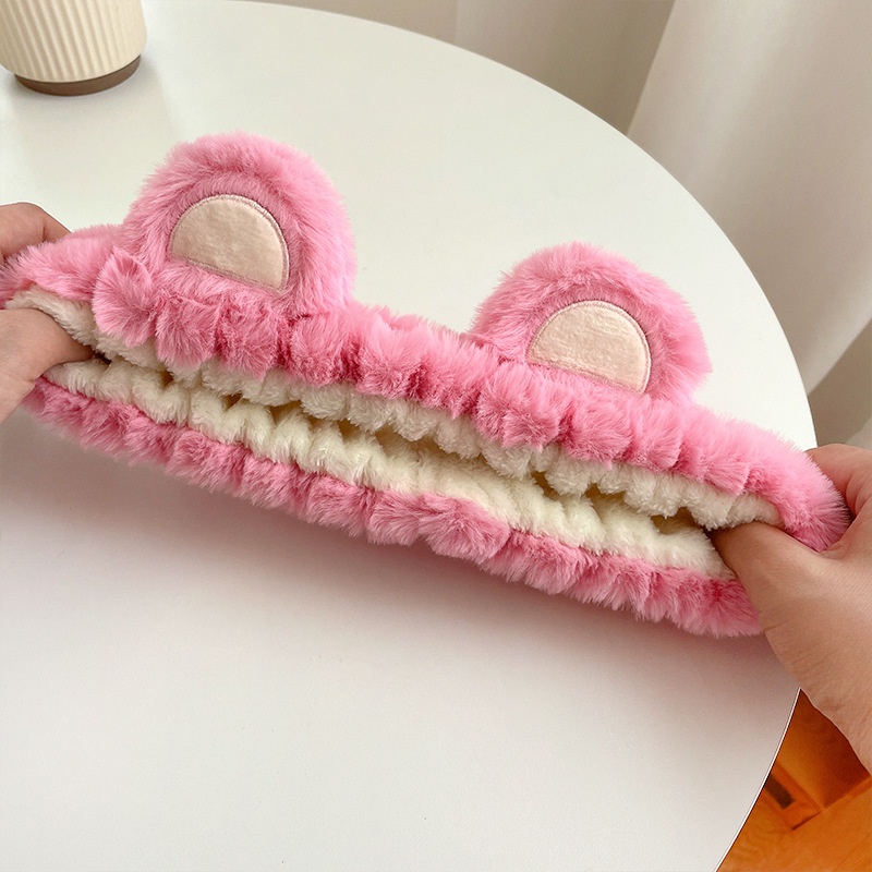 Băng Đô Cài Tóc Hình Gấu Và Dâu Tây Dễ Thương Cho Bé Gái