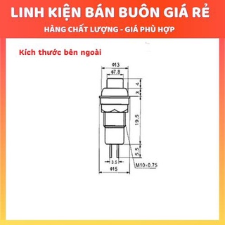 NÚT NHẤN GIỮ DS-211 - NÚT NHẤN - CÔNG TẮC