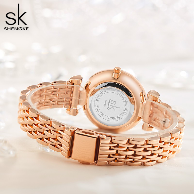 Đồng Hồ Nữ Shengke Kiểu Dáng Sang Trọng
