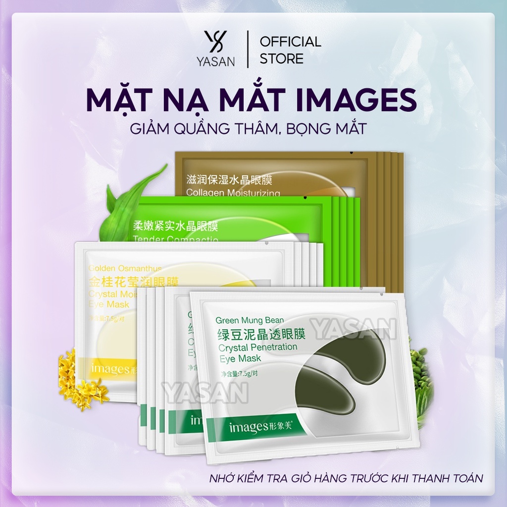 Mặt Nạ Dưỡng Vùng Mắt Giảm Thâm Cấp Ẩm Của  Images Chính Hãng  Mask YANSAN