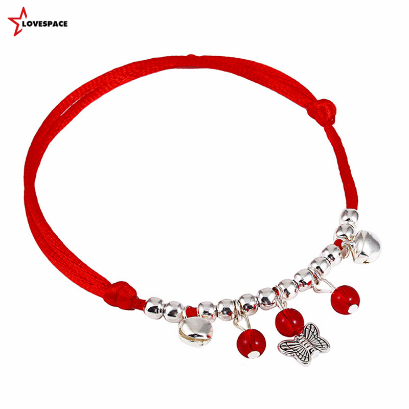 Lắc Chân Bện Dây Màu Đỏ May Mắn Cho Nữ | BigBuy360 - bigbuy360.vn