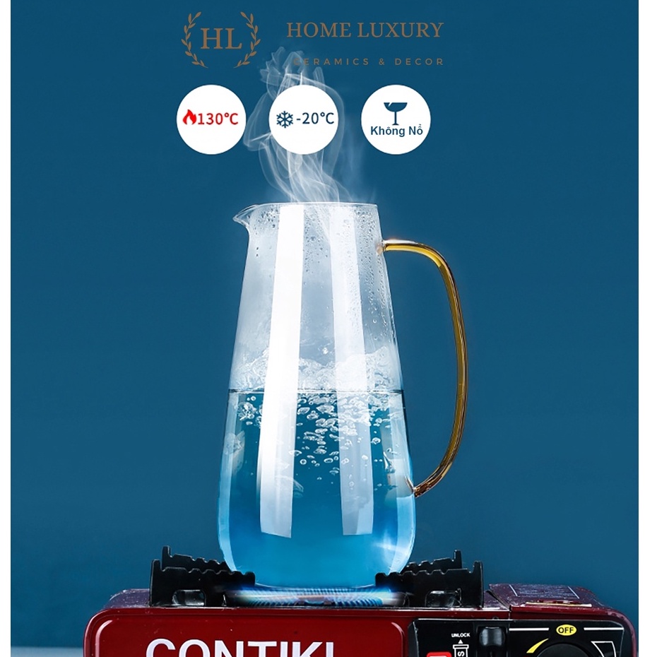 BÌNH THỦY TINH CHỊU NHIỆT | Bình thủy tinh borosilicate siêu nhẹ - chịu lực - chịu nhiệt phong cách Vintage 2022 [P1]