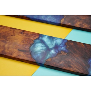 Kê tay gỗ Nu Resin HyperWork Blue
