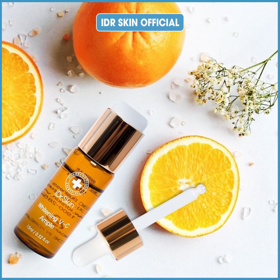 Tế bào gốc loại bỏ nám tàn nhang, trắng sáng da Whitening  V-C ample Idr.Skin_ Tế bào gốc Hàn Quốc