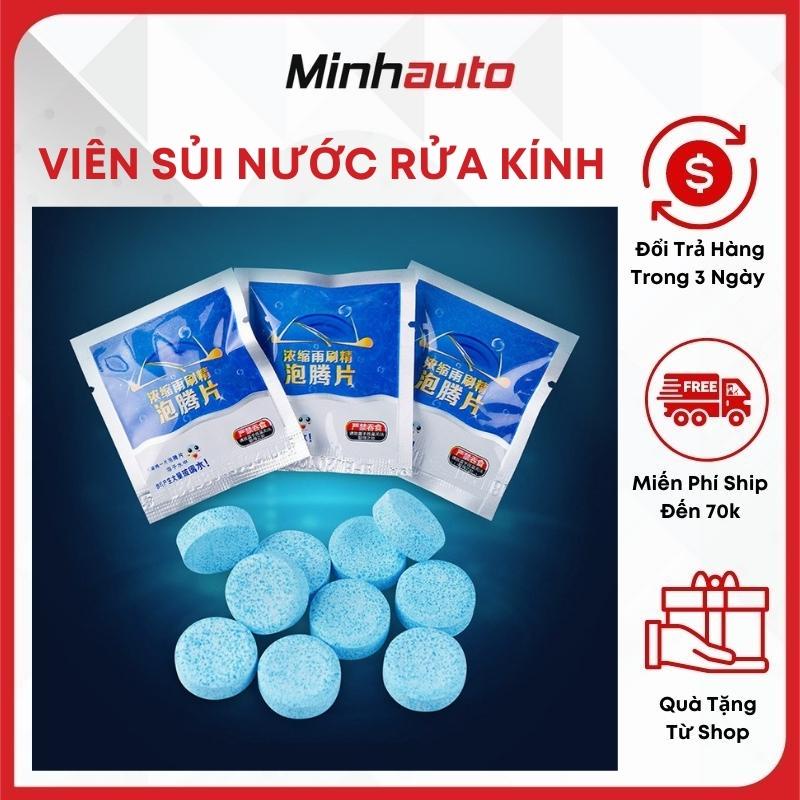 Nước Rửa Kính - Viên Sủi Rửa Kính - Thay Thế Cho Nước Rửa Kính Gia Chai Đóng Sẵn, Hoạc Nước Rửa Kính Ô Tô