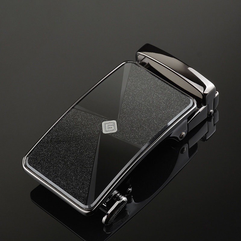 Thắt lưng nam da bò nguyên tấm TĐ01 màu đen khoá tự động nhiều mặt lựa - bảo hành 12 tháng