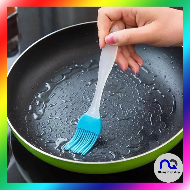 Chổi Silicone Cán Nhựa Quét Dầu Mỡ, Nước Sốt, Mặt Bánh