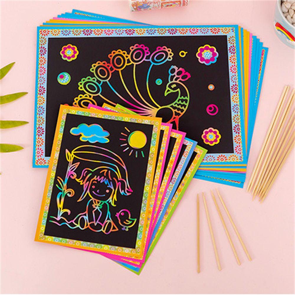 Sách Vẽ Tranh Bằng Giấy Nhiều Màu Sắc Giáo Dục Sớm Cho Bé DIY