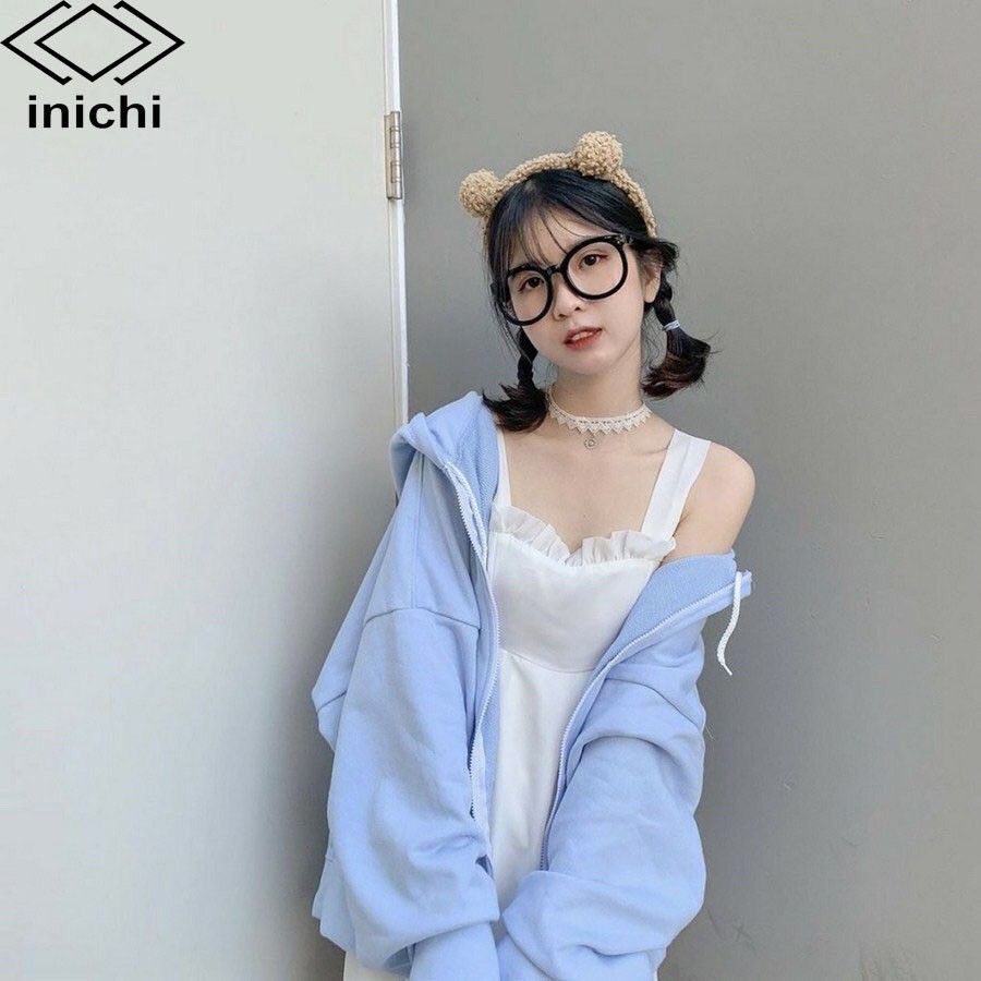 [Mã WABRWA15 giảm 15% đơn 300K] Áo Hoodie INICHI A848 chất nỉ ngoại form rộng có mũ có day kéo cho nam nữ in chữ MISSOUT | BigBuy360 - bigbuy360.vn