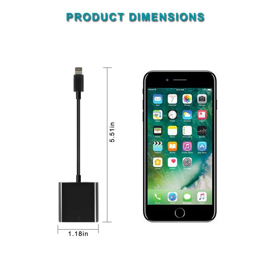 Đầu đọc thẻ SD/ SDHC cho iPhone từ iOS 9.2 trở lên | BigBuy360 - bigbuy360.vn