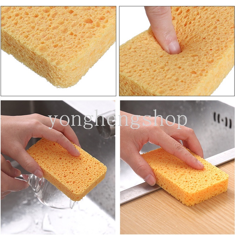 Miếng bọt biển rửa chén dày dặn thấm hút tốt