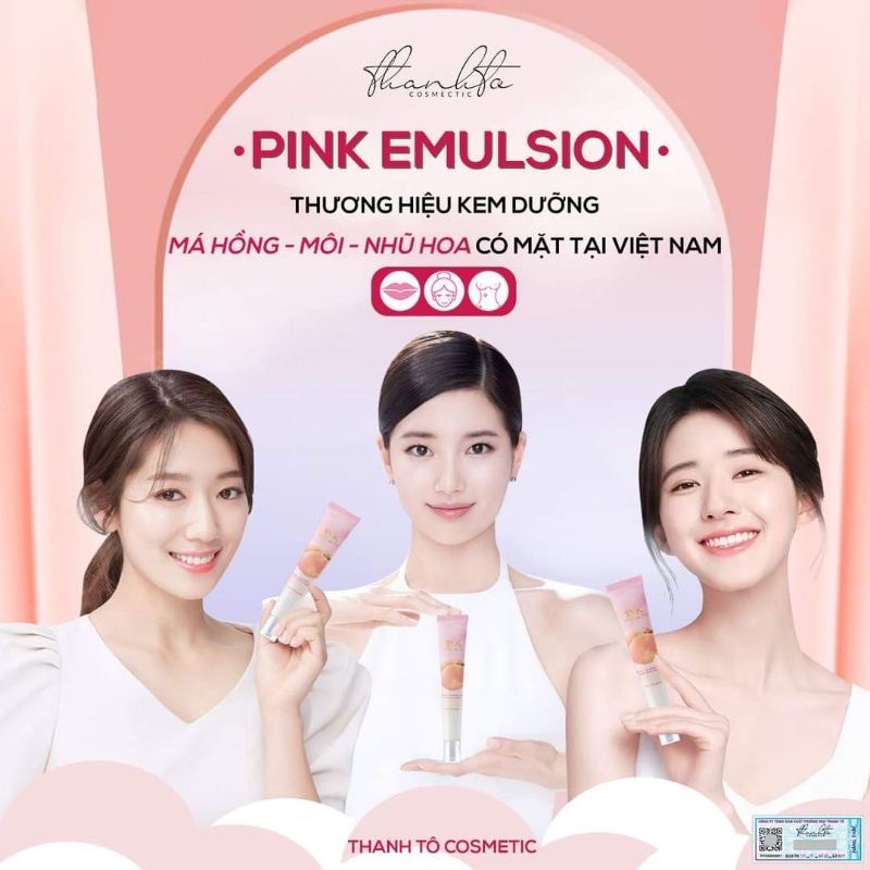 [CHÍNH HÃNG] Kem Dưỡng Má Hồng Môi - Ti Hồng Thanh Tô - Pink Emulsion