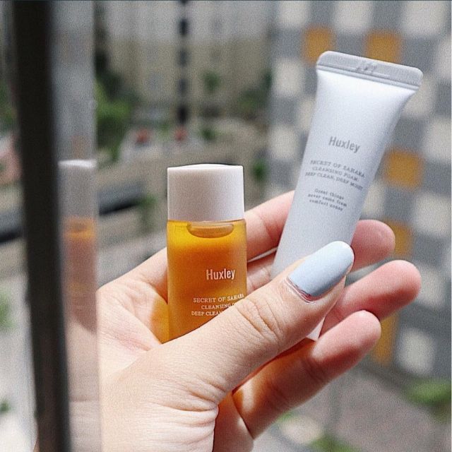 Set Mini Gồm Tẩy Trang Và Sửa Rửa Mặt Huxley (2 items)