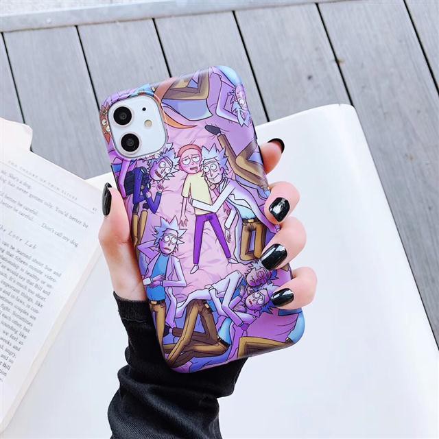 Ốp Điện Thoại Bằng Silicon Mềm Hình Rick Và Morty Cho Iphone 11 Pro Max Xs 7 Plus 8 Xr 6 | BigBuy360 - bigbuy360.vn