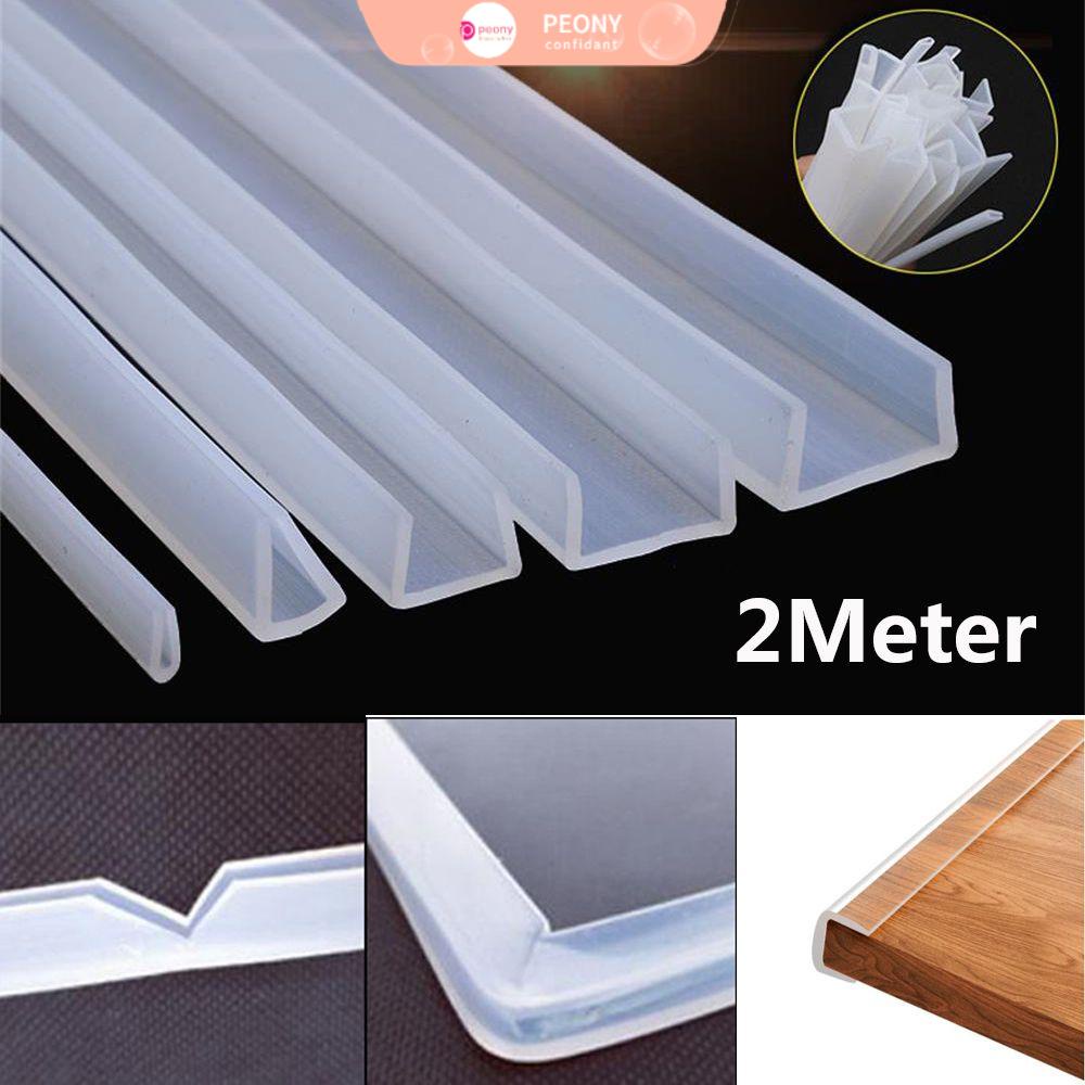 ❈Hoa Mẫu Đơn❈ Cuộn Dây Cao Su 2M Viền Cửa Kính Hình Chữ U Siêu Bền