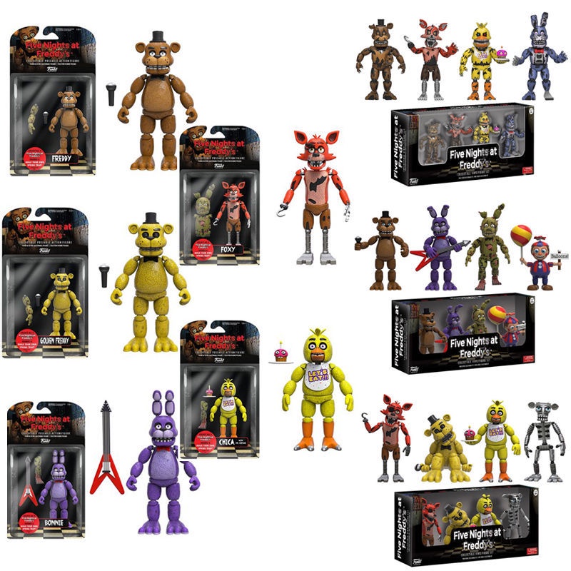 KTeddy Bear s Midnight Harem figure Funko trò chơi xoay quanh mô hình búp bê có thể di chuyển được của Freddy