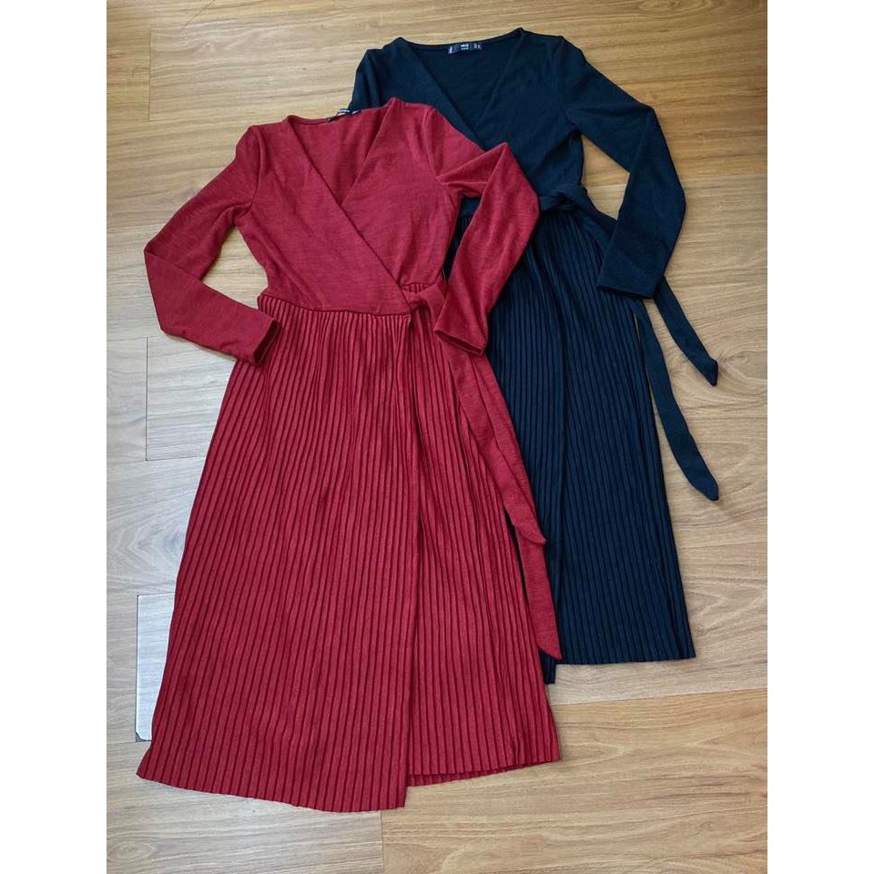 Đầm len dập li VNKX