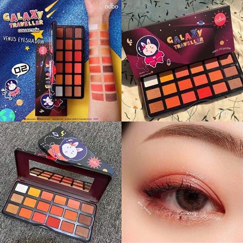 Phấn mắt odbo chính hãng galaxy traveller collection venus eyeshadow thái lan -cosmetic999