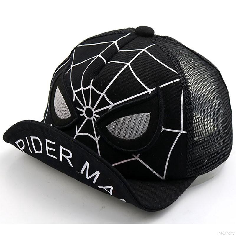 Mũ lưỡi trai in hình Spiderman cho trẻ em