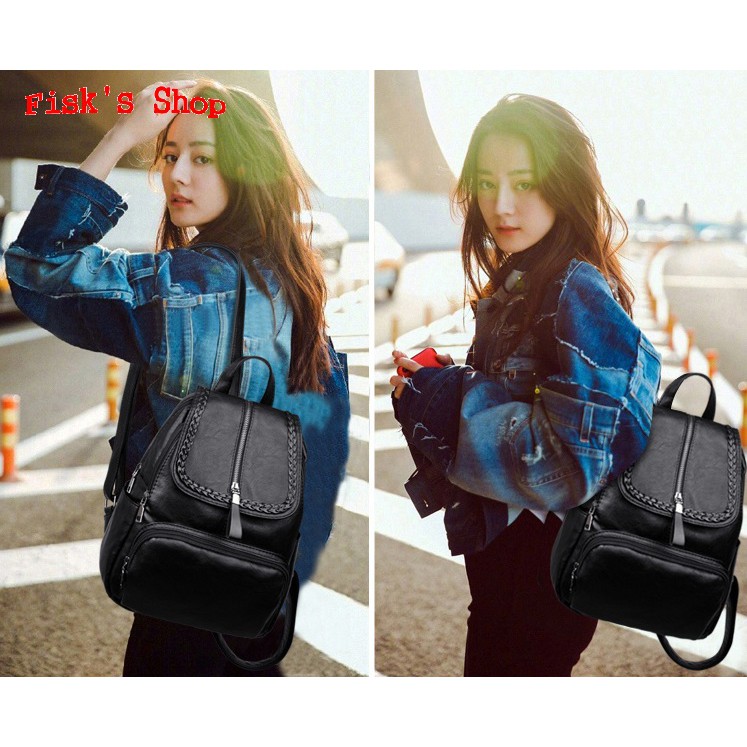 Ba lô da viền tết