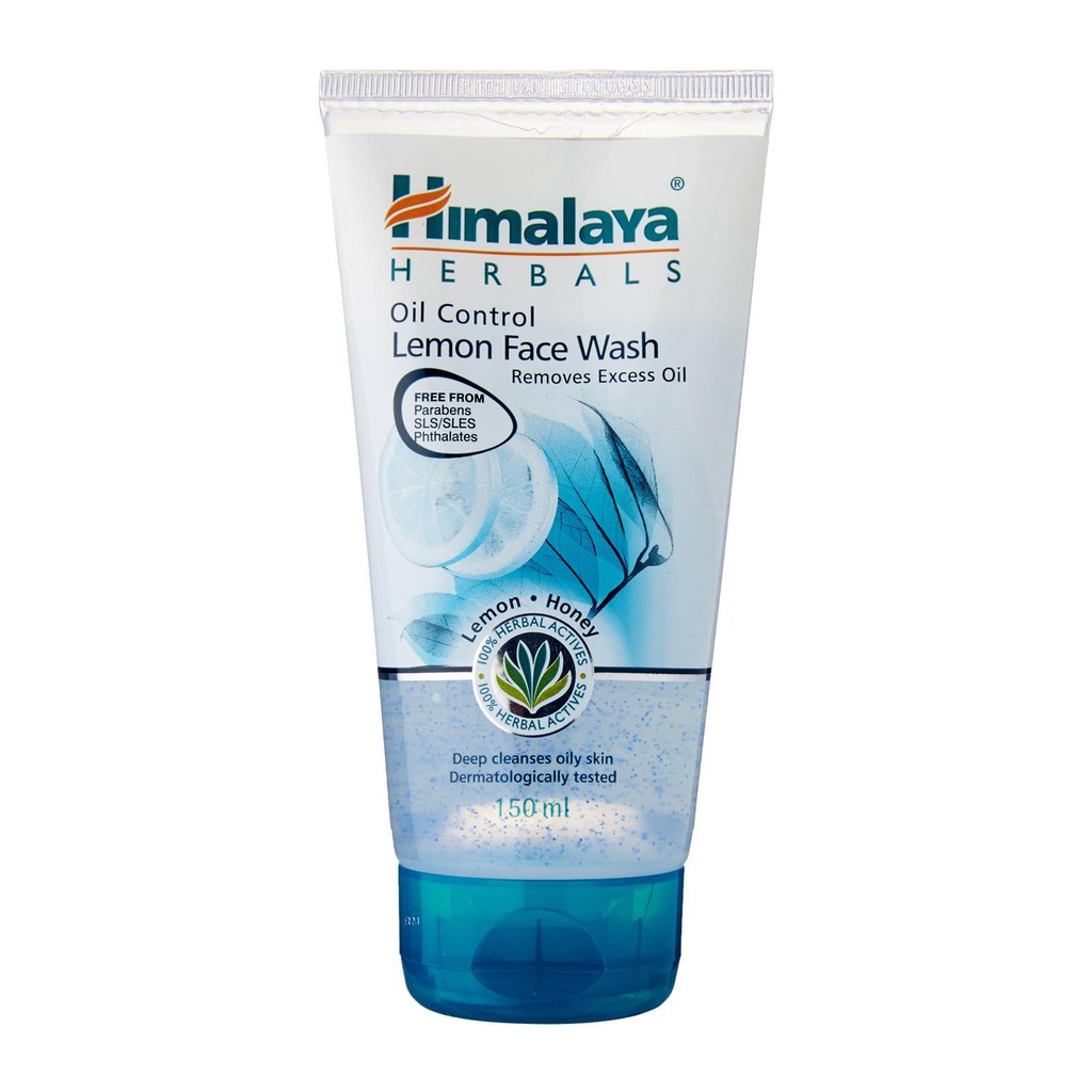 Sữa rửa mặt chanh se khít lỗ chân lông Himalaya Oil Control Lemon Face Wash 150ml | BigBuy360 - bigbuy360.vn