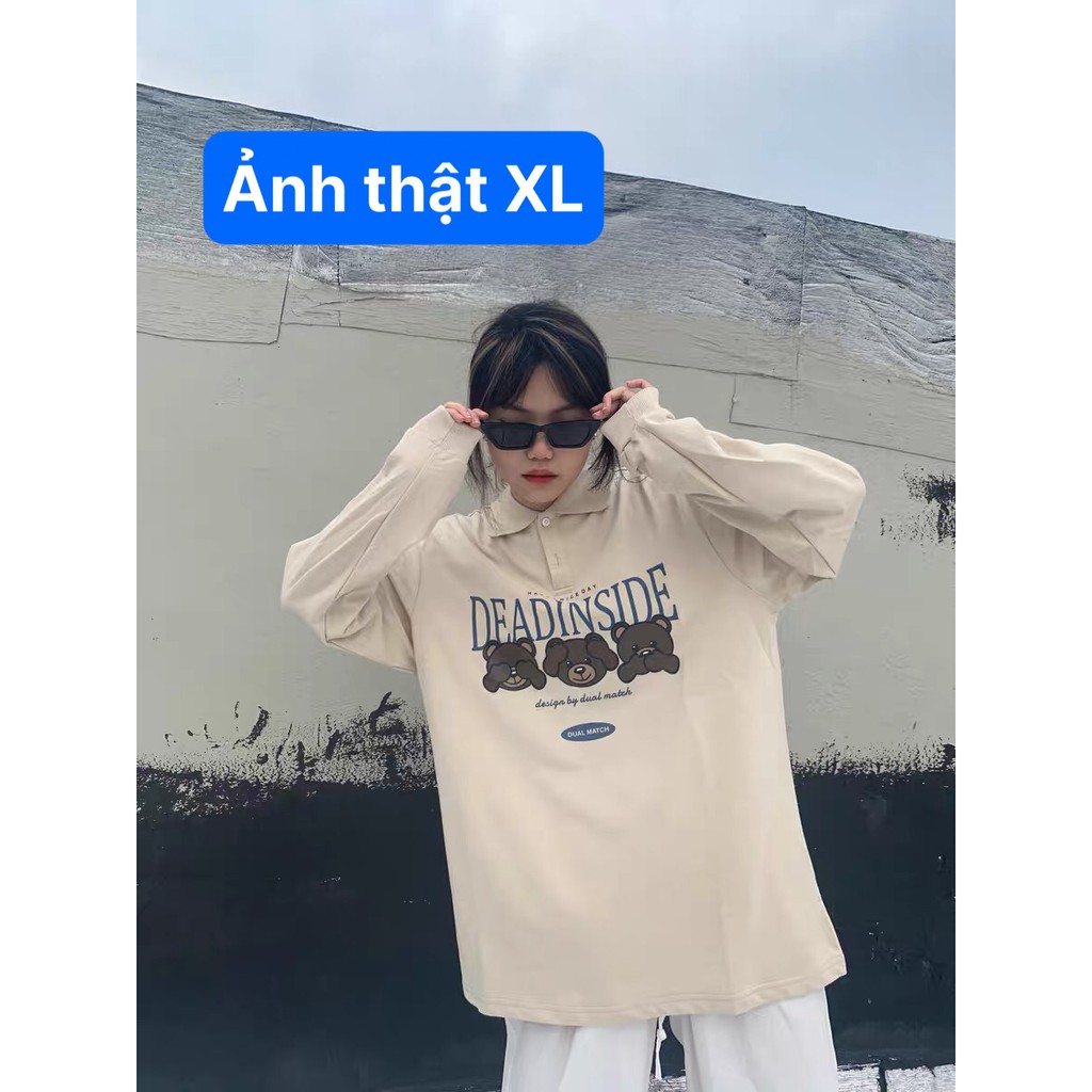 ( ORDER ) ÁO POLO GẤU NÂU - NỈ DA CÁ MỎNG - ( CÓ ẢNH THẬT ) - ORDER KHÔNG CÓ SẴN | BigBuy360 - bigbuy360.vn