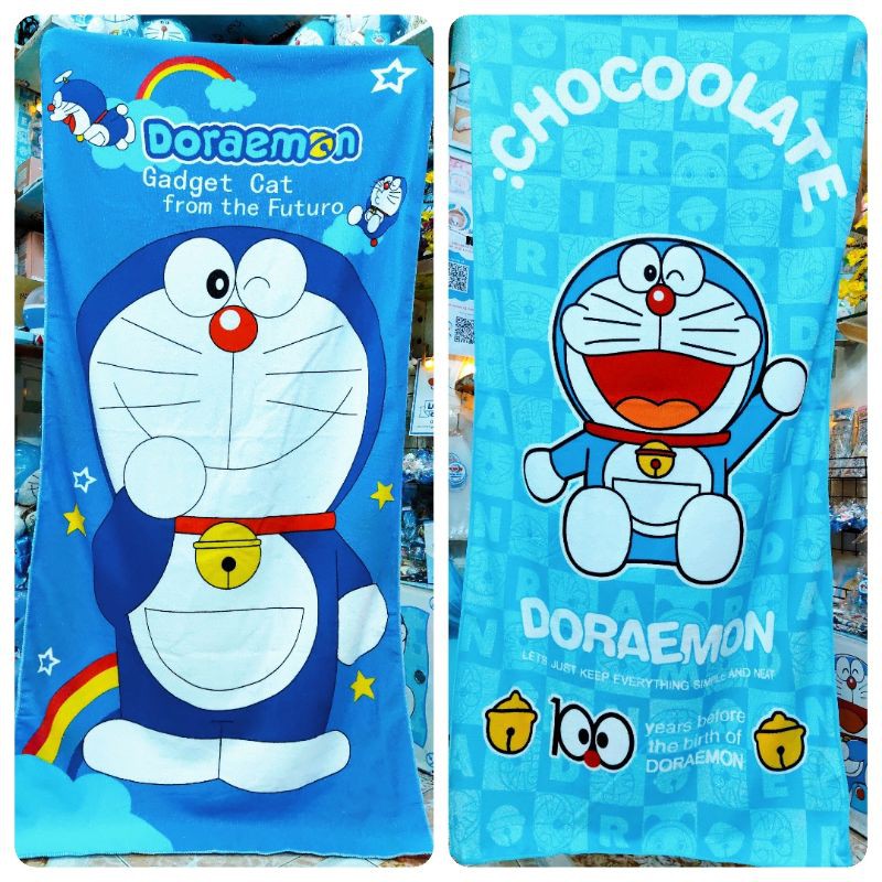 KHĂN TẮM DOREMON DORAEMON MỀM MỊN, SIZE LỚN CỰC THÍCH