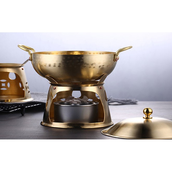 Nồi lẩu đồng sâu lòng dùng cồn Xiangfu XF011