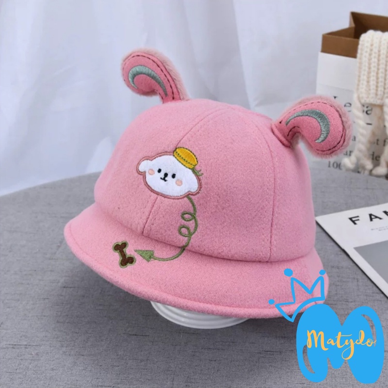 Mũ cho bé trai bé gái rộng vành mũ trẻ em mùa đông hình đám mây đáng yêu phụ kiện mũ nón
