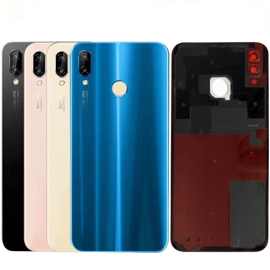 Nắp lưng huawei nova 3e zin full có kính camera đủ màu chất