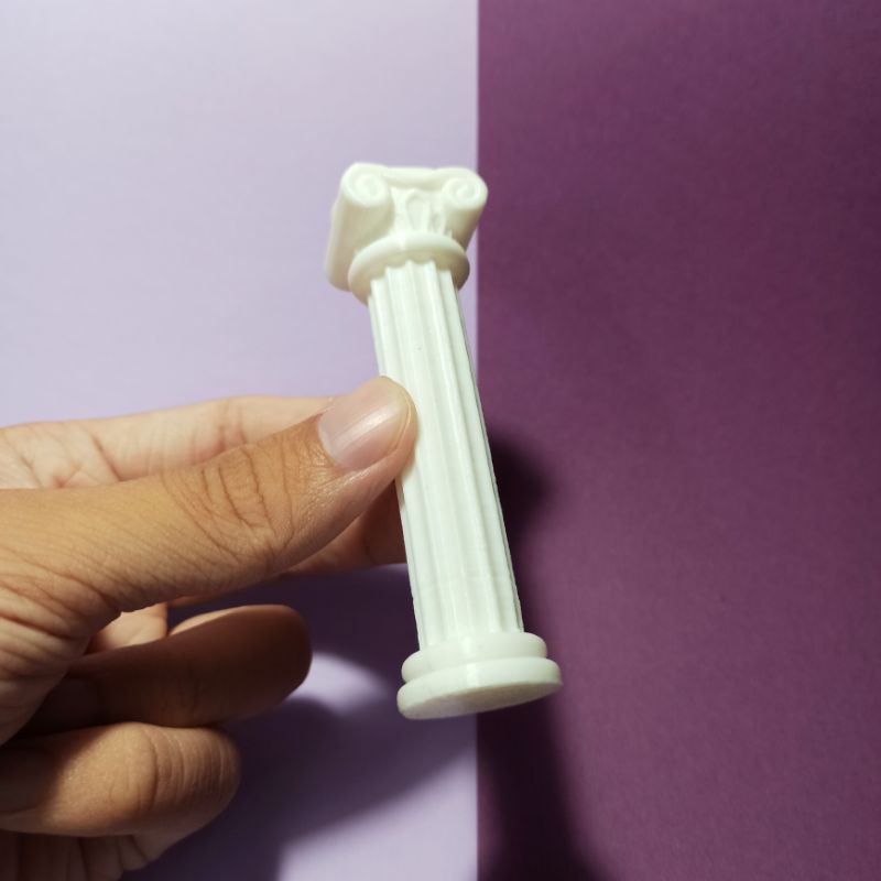 Mô hình trụ đá hy lạp cao 8.5cm phụ kiện chụp ảnh, trang trí chuồng bò sát, sa bàn, tiểu cảnh