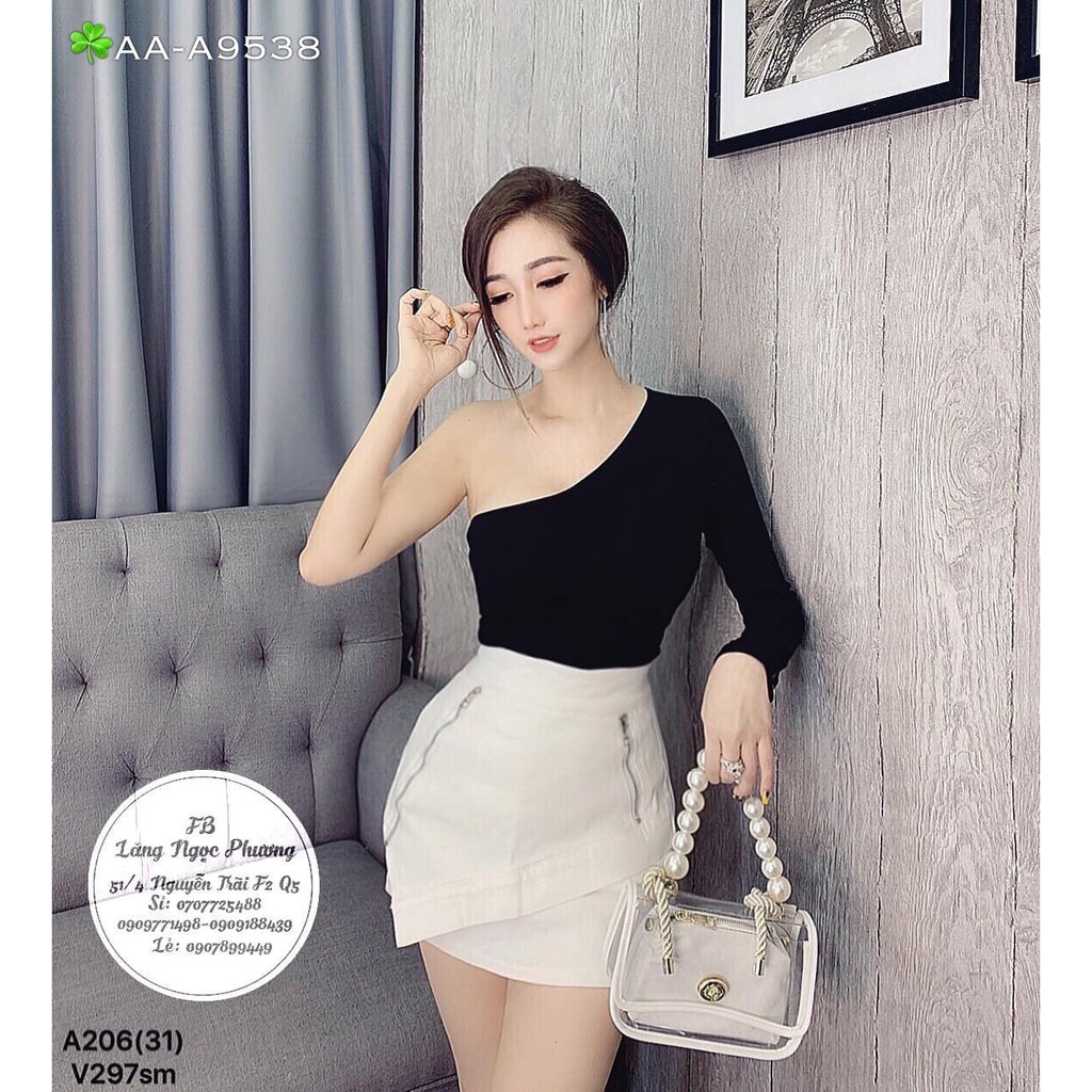 ÁO THUN TAY DÀI LỆCH VAI HOTT