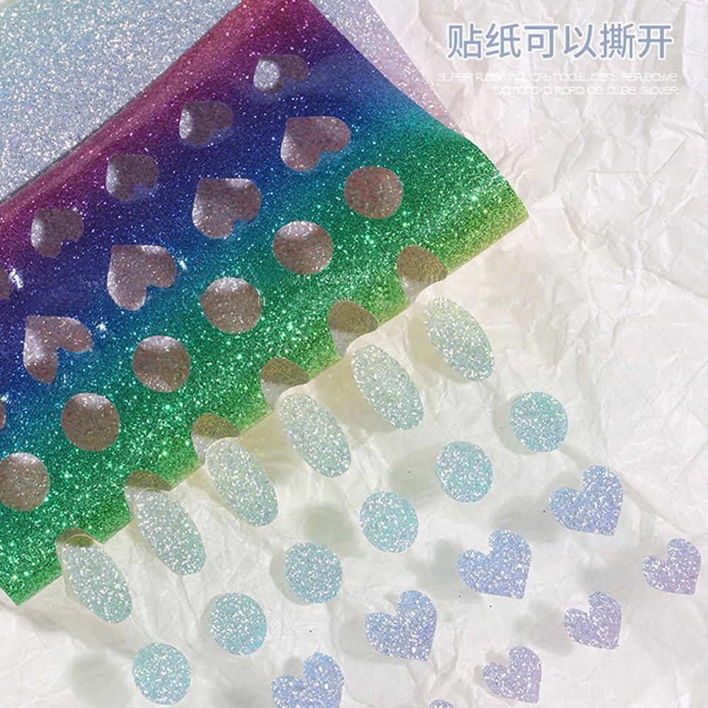 Đề Can 3D Màu Gradient Sáng Bóng Chuyên Dụng Trang Trí Móng Nghệ Thuật