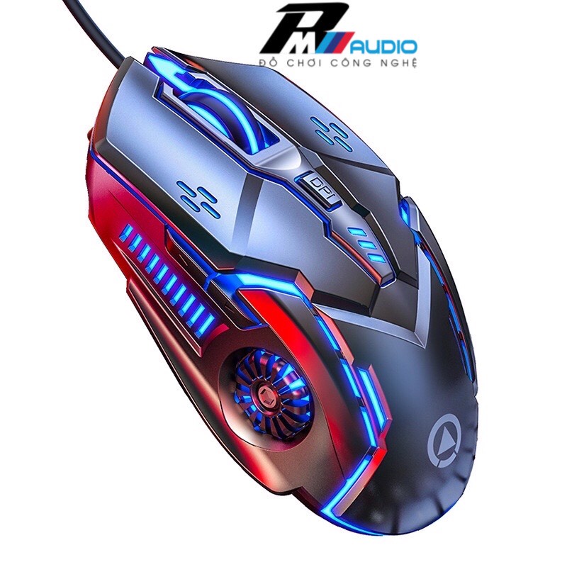 Bàn Phím Máy Tính Kèm Chuột YINDIAO V4 Gaming Có Dây Đèn LED RGB Xuyên Phím Chống Nước-BMVAUDIO