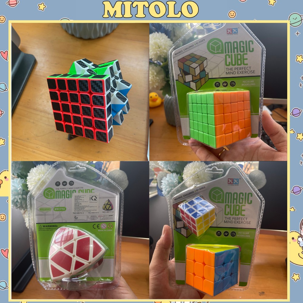 Rubik Magic CuBe 2x2 3x3  4x4  5x5x5 biến thể Mitolo rubik gan , rubik tam giác ,rubik nam châm