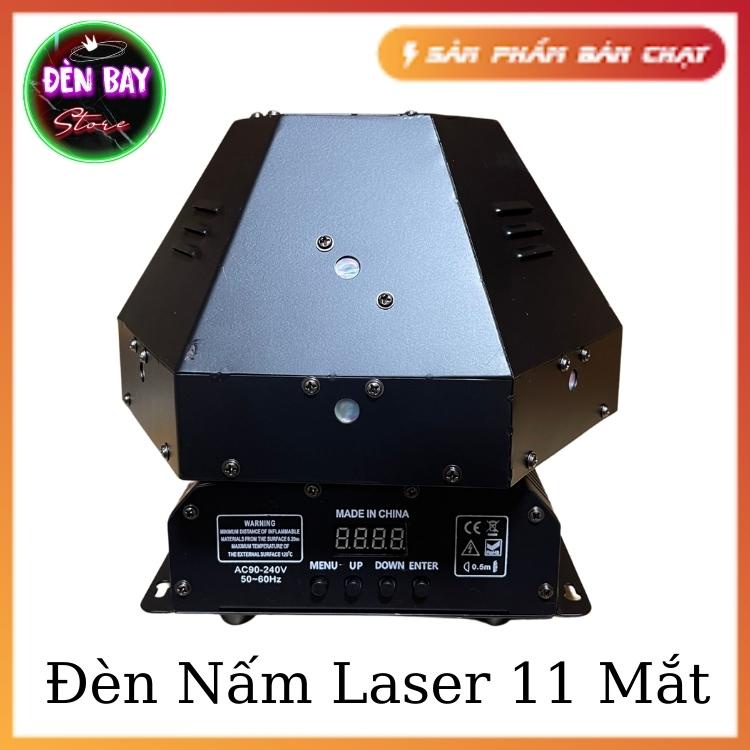 Đèn Nấm Laser 11 Mắt Hiệu Ứng Galaxy Quét Tia Xoay 360 Độ Phù Hợp Dùng Cho Karaoke , Sự Kiện , Tiệc Cưới , Phòng Bay