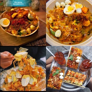 Bánh Tráng Trộn Trứng Muối