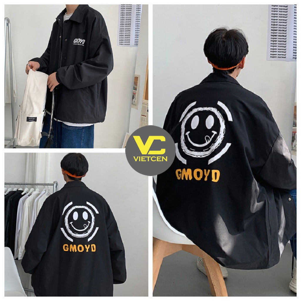 Áo khoác Unisex SMILE chất kaki_VIETCEN