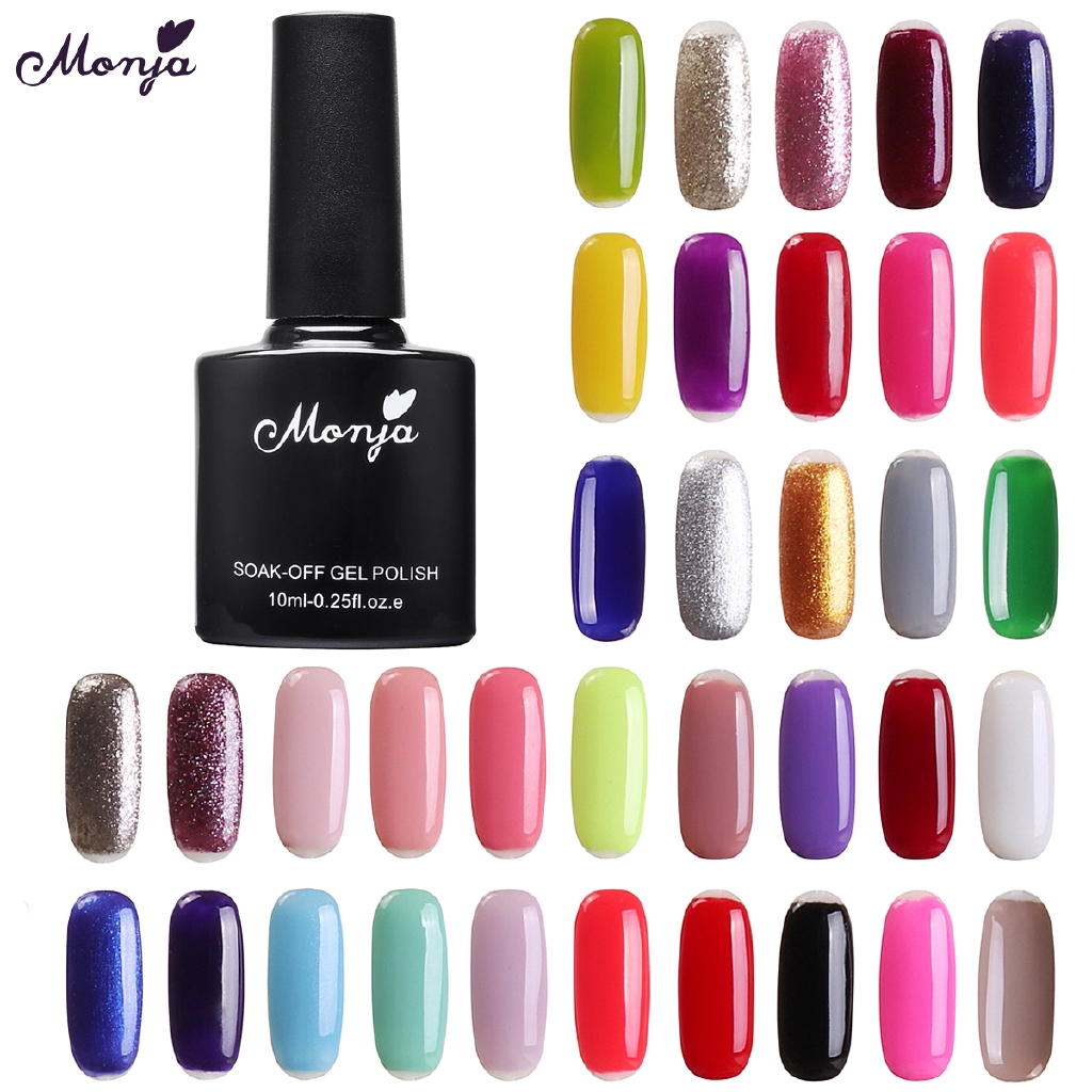 Monja Lọ Nước Sơn Bóng Móng Tay 19 Màu 10ml Tại Nhà