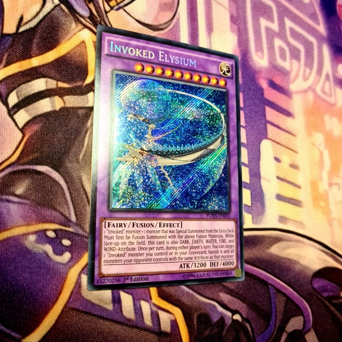 Thẻ Bài Yugioh Invoked Elysium - FUEN-EN033 - Secret Rare 1st Edition