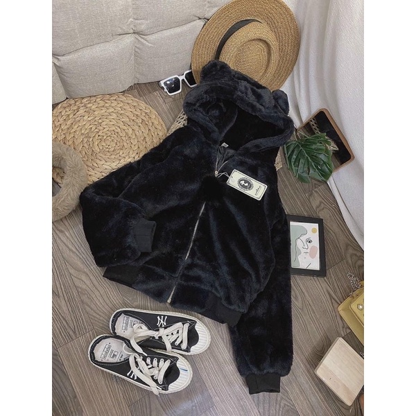 Áo lông có mũ siêu xinh