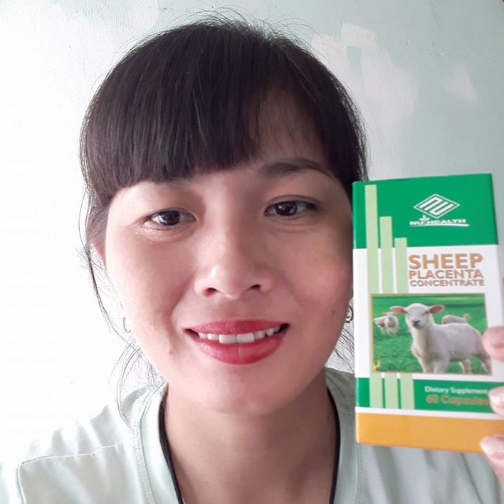 Viên Trắng Da Xóa Nám Nhau Thai Cừu Nuhealth của Mỹ Sheep Placenta Concentrate 60 viên