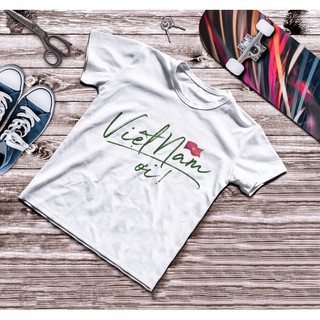 Áo Thun Việt Nam Ơi Nam Nữ Ngắn Tay Cổ Tròn Form Unisex