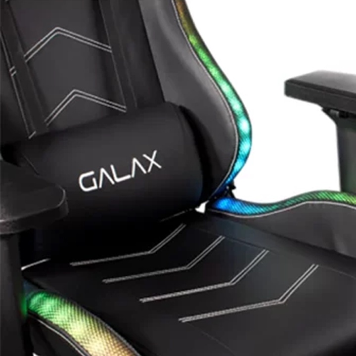 Ghế Gaming GALAX GC-01S / GC-01S Plus Black Led RGB - Hàng chính hãng